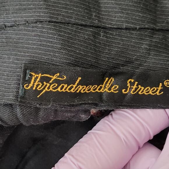 Vintage 80s Wool Plaid Pants Womens 14 34x28 Heavyweight - Picture 6 of 16